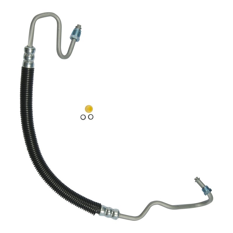 Edelmann 80332 Power Steering Pressure Hose: Replacement for - 2007-99 Chevrolet Silverado, GMC Sierra; W/4WD, Black - Image 1